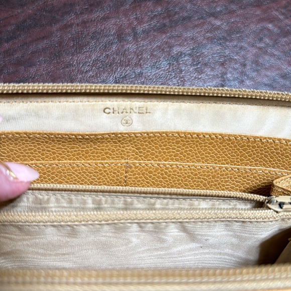 Authentic Chanel Caviar Leather Wallet Organizer - Picture 8 of 10